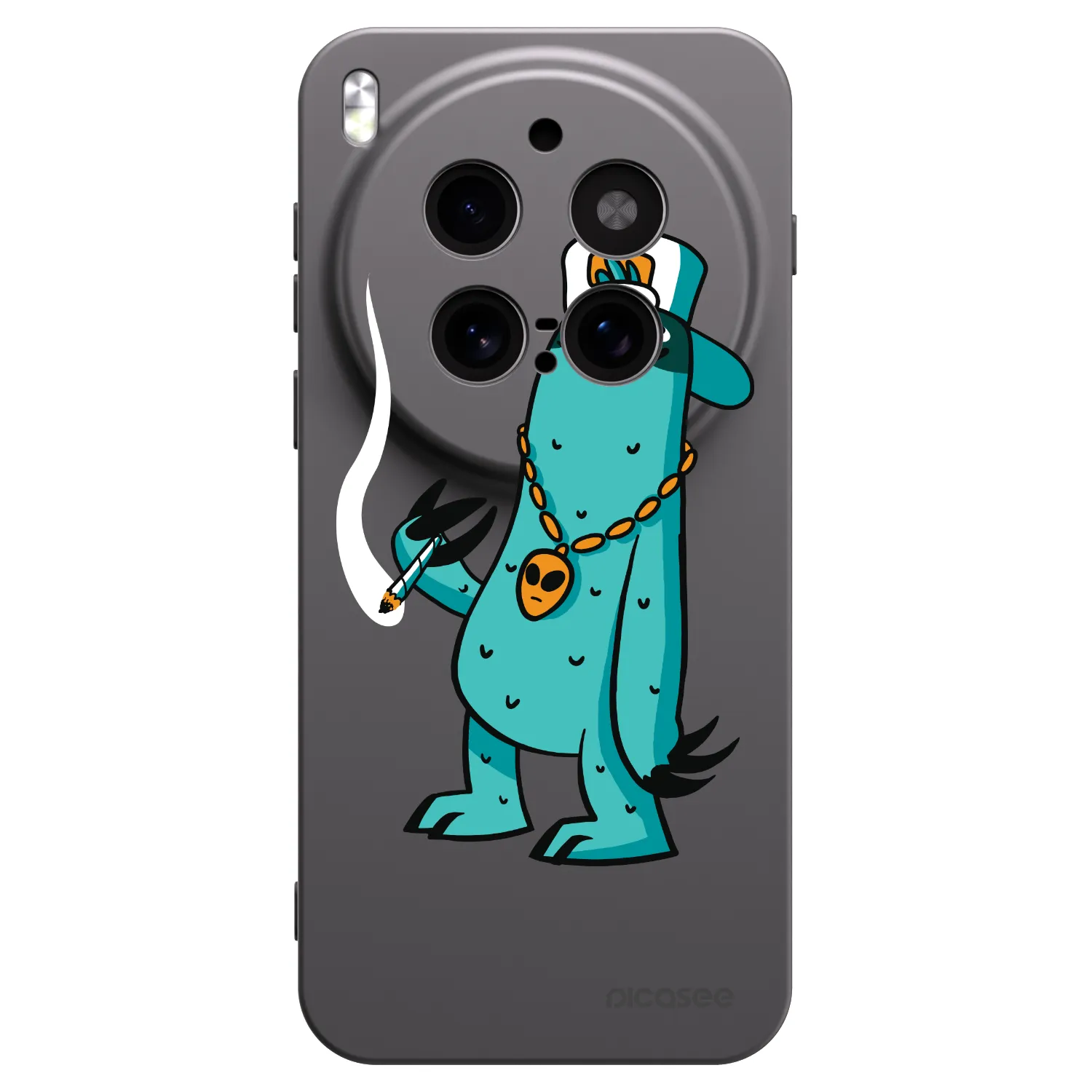Picasee silikónový čierny obal pre Vivo X300 Pro - Earth - Je mi fajn