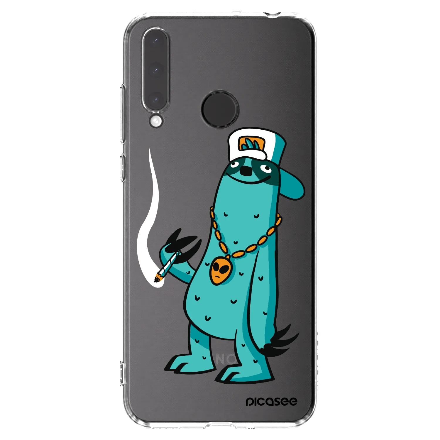 Picasee silikónový prehľadný obal pre Honor 20 Lite - Earth - Je mi fajn