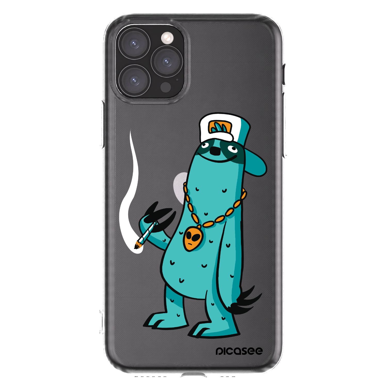 Picasee silikónový prehľadný obal pre Apple iPhone 11 Pro - Earth - Je mi fajn