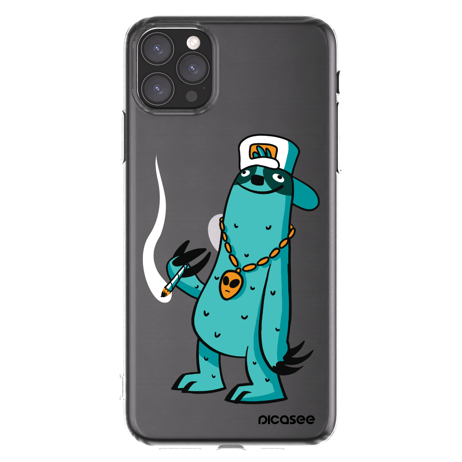 Picasee silikónový prehľadný obal pre Apple iPhone 11 Pro Max - Earth - Je mi fajn