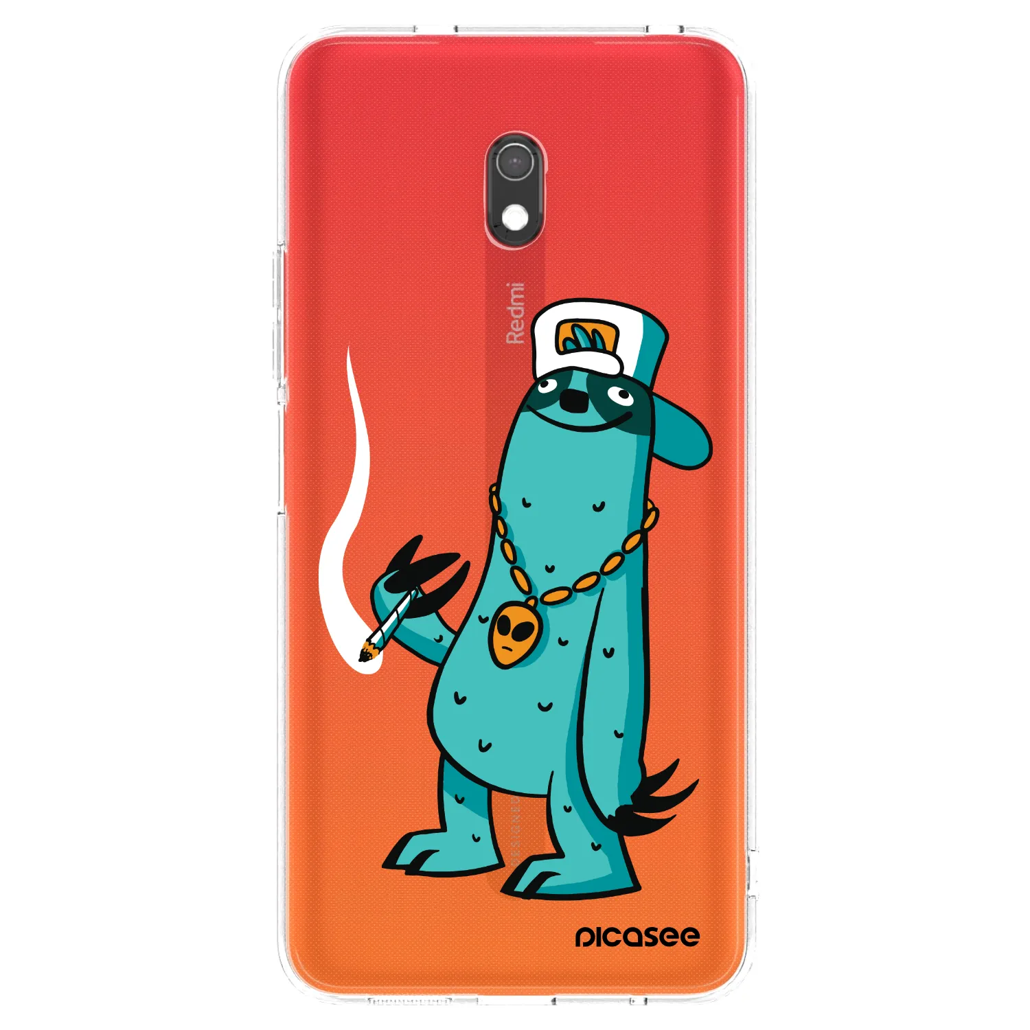 Picasee silikónový prehľadný obal pre Xiaomi Redmi 8A - Earth - Je mi fajn