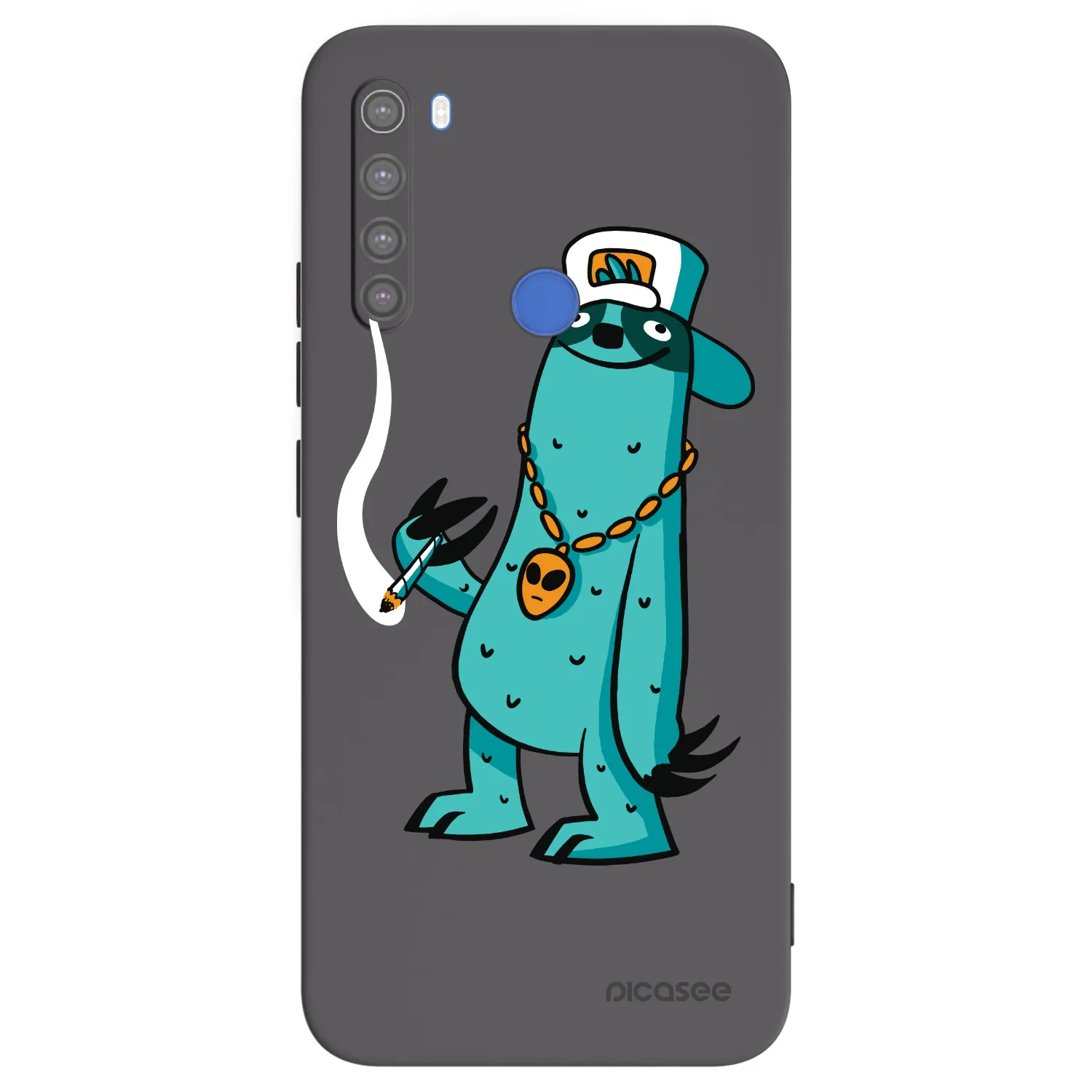 Picasee silikónový čierny obal pre Xiaomi Redmi Note 8T - Earth - Je mi fajn