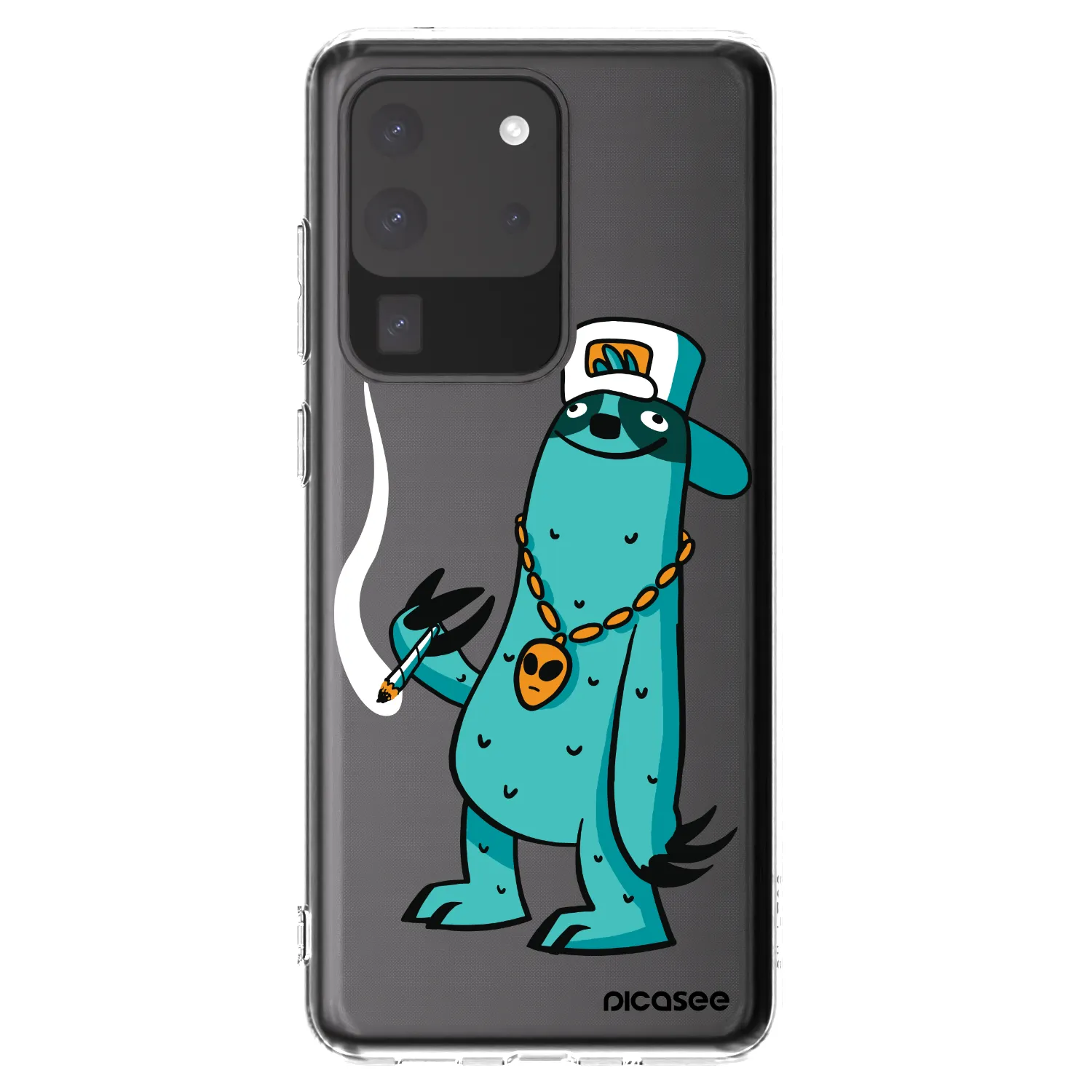 Picasee silikónový prehľadný obal pre Samsung Galaxy S20 Ultra 5G G988F - Earth - Je mi fajn