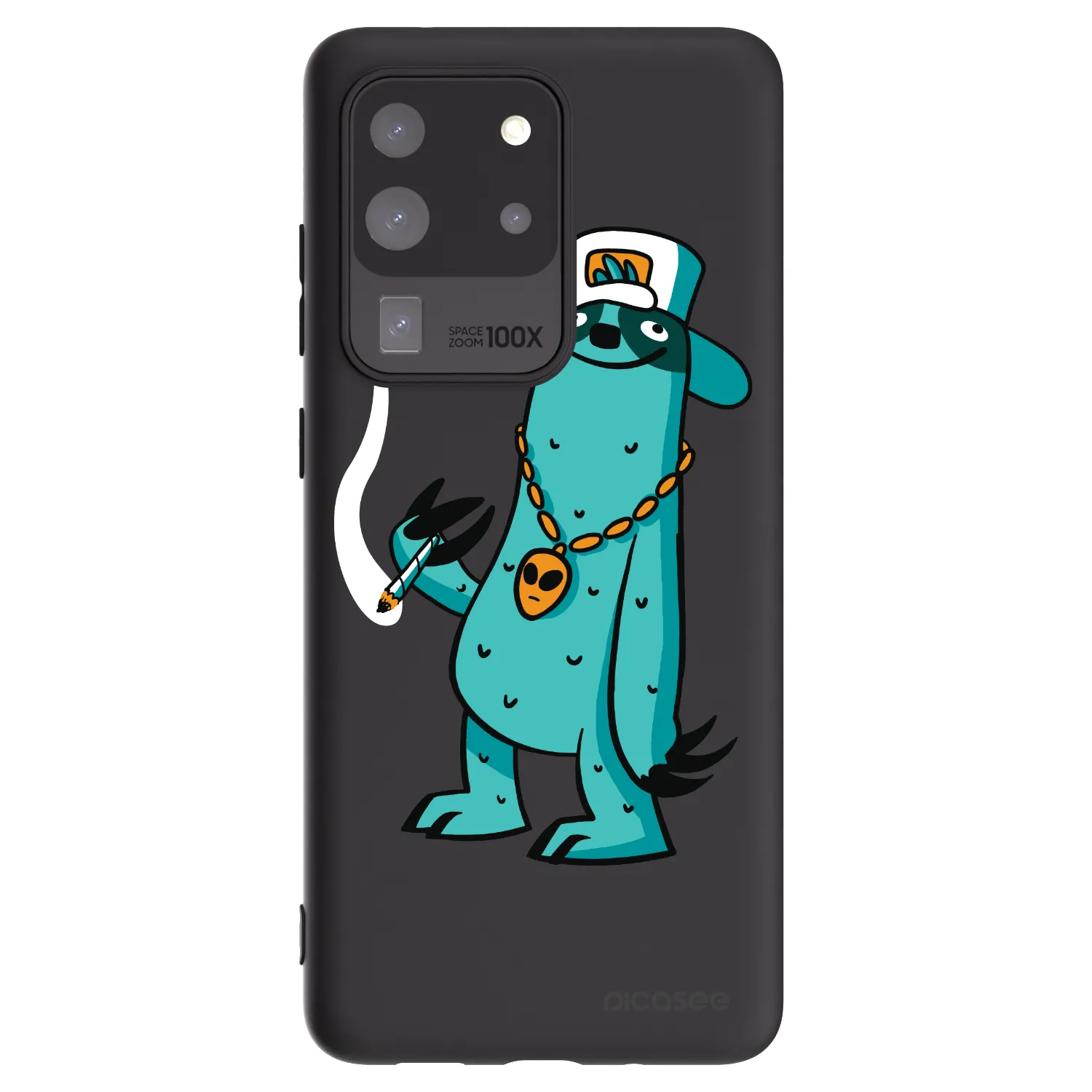 Picasee silikónový čierny obal pre Samsung Galaxy S20 Ultra 5G G988F - Earth - Je mi fajn