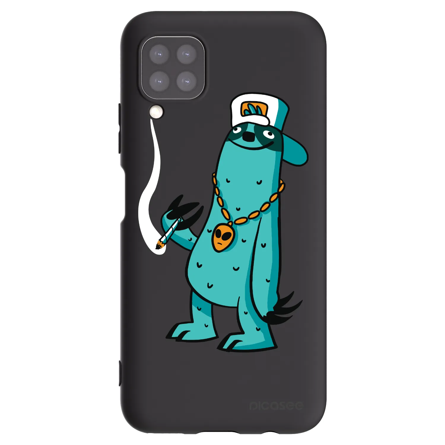 Picasee silikónový čierny obal pre Huawei P40 Lite - Earth - Je mi fajn