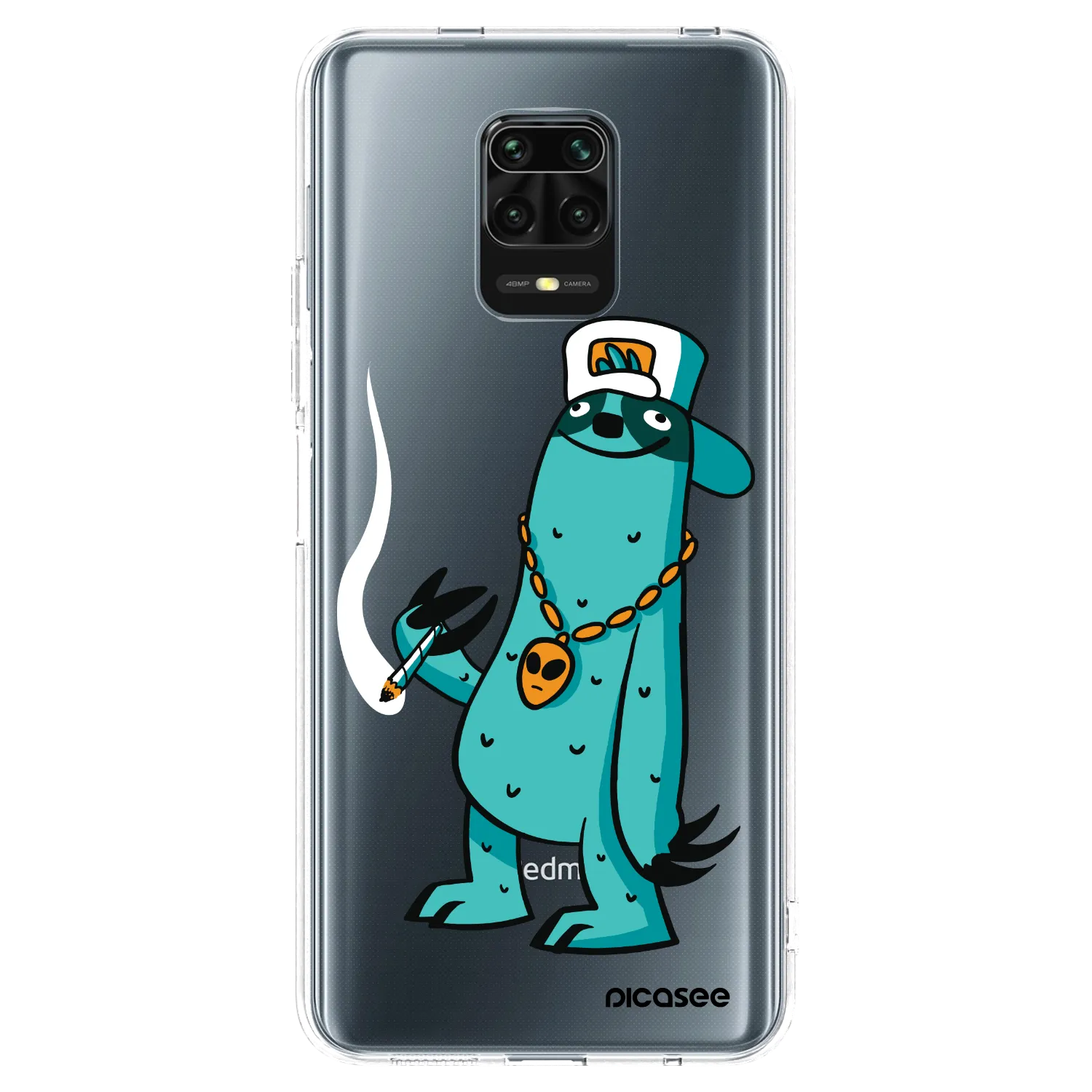 Picasee silikónový prehľadný obal pre Xiaomi Redmi Note 9S - Earth - Je mi fajn