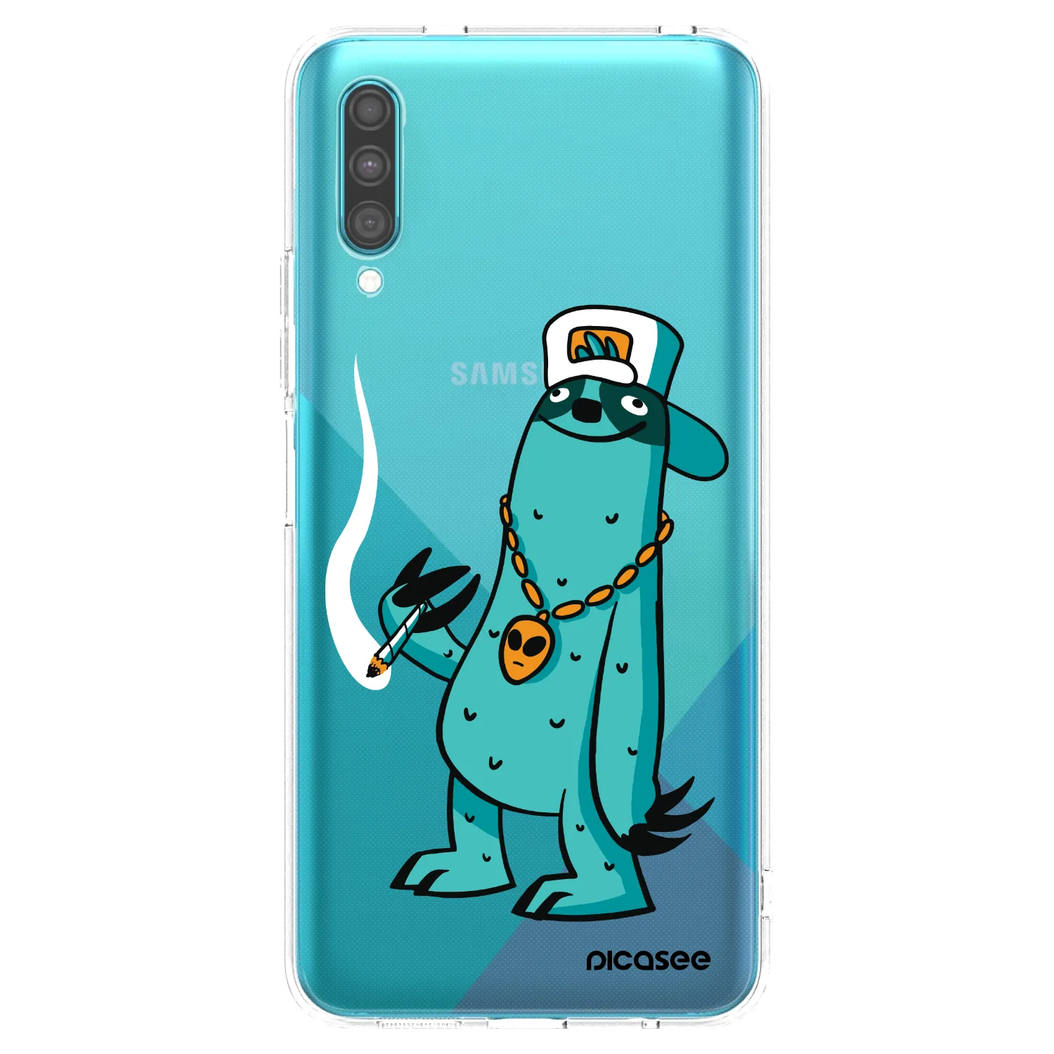 Picasee silikónový prehľadný obal pre Samsung Galaxy A30s A307F - Earth - Je mi fajn
