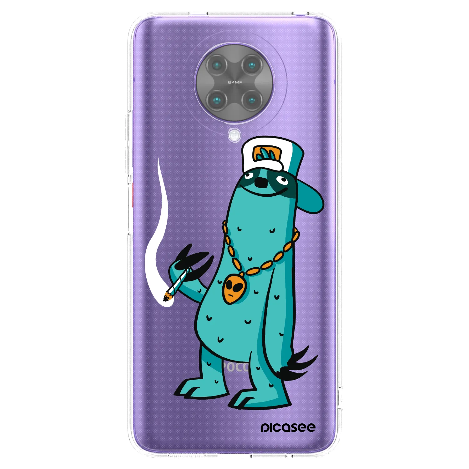 Silikónový prehľadný obal pre Xiaomi Poco F2 Pro - Earth - Je mi fajn