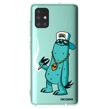 Picasee silikónový prehľadný obal pre Samsung Galaxy M51 M515F - Earth - Je mi fajn
