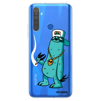 Picasee silikónový prehľadný obal pre Realme 5 - Earth - Je mi fajn