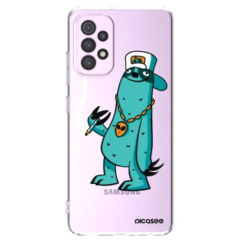 Picasee silikónový prehľadný obal pre Samsung Galaxy A32 5G A326B - Earth - Je mi fajn