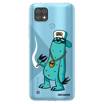 Picasee silikónový prehľadný obal pre Realme C21 - Earth - Je mi fajn