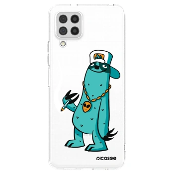 Picasee silikónový prehľadný obal pre Samsung Galaxy A22 A225F 4G - Earth - Je mi fajn