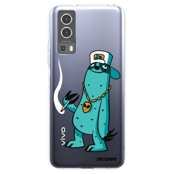 Picasee silikónový prehľadný obal pre Vivo Y72 5G - Earth - Je mi fajn