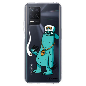 Picasee silikónový prehľadný obal pre Realme 8 5G - Earth - Je mi fajn