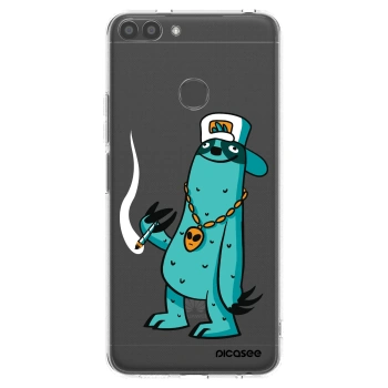 Picasee silikónový prehľadný obal pre Huawei P Smart - Earth - Je mi fajn