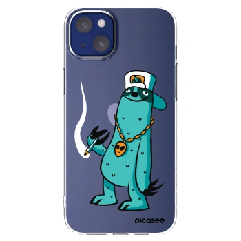 Picasee silikónový prehľadný obal pre Apple iPhone 14 Plus - Earth - Je mi fajn