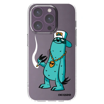 Picasee silikónový prehľadný obal pre Apple iPhone 14 Pro - Earth - Je mi fajn