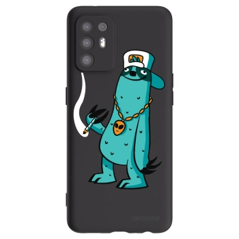 Picasee silikónový čierny obal pre OPPO A94 5G - Earth - Je mi fajn