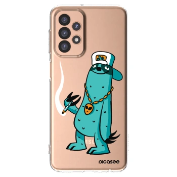 Picasee silikónový prehľadný obal pre Samsung Galaxy A23 A236B 5G - Earth - Je mi fajn