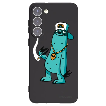 Picasee silikónový čierny obal pre Samsung Galaxy S23+ 5G - Earth - Je mi fajn