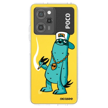 Picasee silikónový prehľadný obal pre Xiaomi Poco X5 Pro - Earth - Je mi fajn