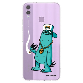 Picasee silikónový prehľadný obal pre Honor 8X - Earth - Je mi fajn
