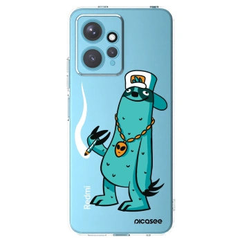 Picasee silikónový prehľadný obal pre Xiaomi Redmi Note 12 4G - Earth - Je mi fajn