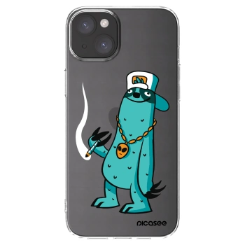 Picasee silikónový prehľadný obal pre Apple iPhone 15 Plus - Earth - Je mi fajn