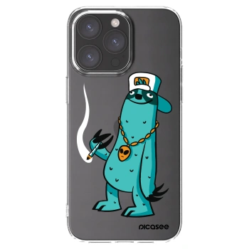 Picasee silikónový prehľadný obal pre Apple iPhone 15 Pro Max - Earth - Je mi fajn
