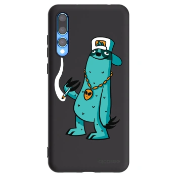 Picasee silikónový čierny obal pre Huawei P20 Pro - Earth - Je mi fajn