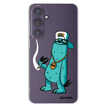 Picasee silikónový prehľadný obal pre Samsung Galaxy S24+ S926B 5G - Earth - Je mi fajn