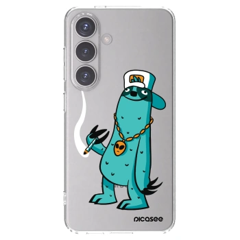 Picasee silikónový prehľadný obal pre Samsung Galaxy S24 S921B 5G - Earth - Je mi fajn