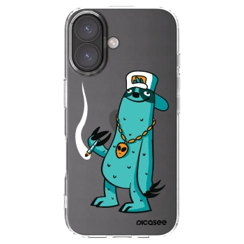 Picasee silikónový prehľadný obal pre Apple iPhone 16 - Earth - Je mi fajn