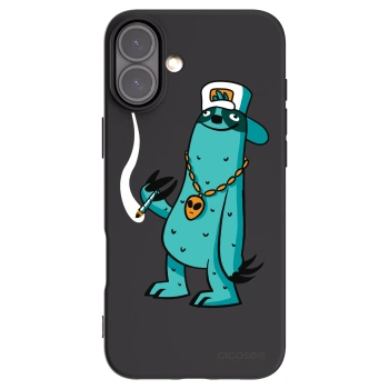 Picasee silikónový čierny obal pre Apple iPhone 16 Plus - Earth - Je mi fajn