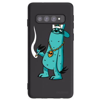 Picasee silikónový čierny obal pre Samsung Galaxy S10 G973 - Earth - Je mi fajn