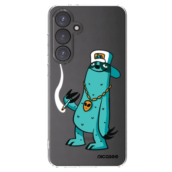 Picasee silikónový prehľadný obal pre Samsung Galaxy S24 FE S721B - Earth - Je mi fajn