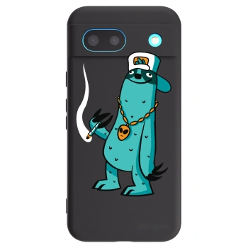 Picasee silikónový čierny obal pre Google Pixel 8a - Earth - Je mi fajn