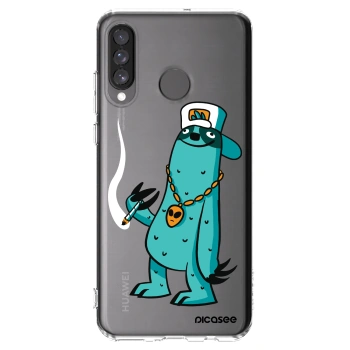 Picasee silikónový prehľadný obal pre Huawei P30 Lite - Earth - Je mi fajn