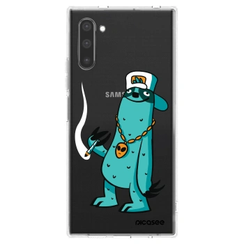 Picasee silikónový prehľadný obal pre Samsung Galaxy Note 10 N970F - Earth - Je mi fajn