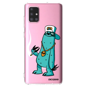 Picasee silikónový prehľadný obal pre Samsung Galaxy A71 A715F - Earth - Je mi fajn