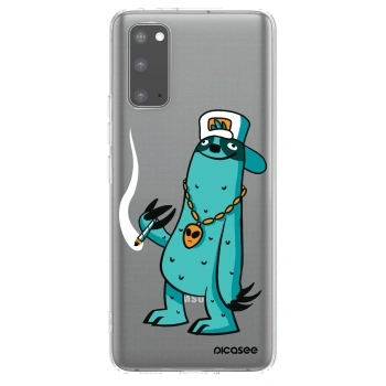 Picasee silikónový prehľadný obal pre Samsung Galaxy S20 G980F - Earth - Je mi fajn