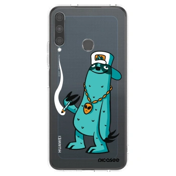 Picasee silikónový prehľadný obal pre Huawei P40 Lite E - Earth - Je mi fajn