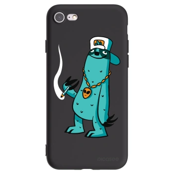 Picasee silikónový čierny obal pre Apple iPhone SE 2020 - Earth - Je mi fajn