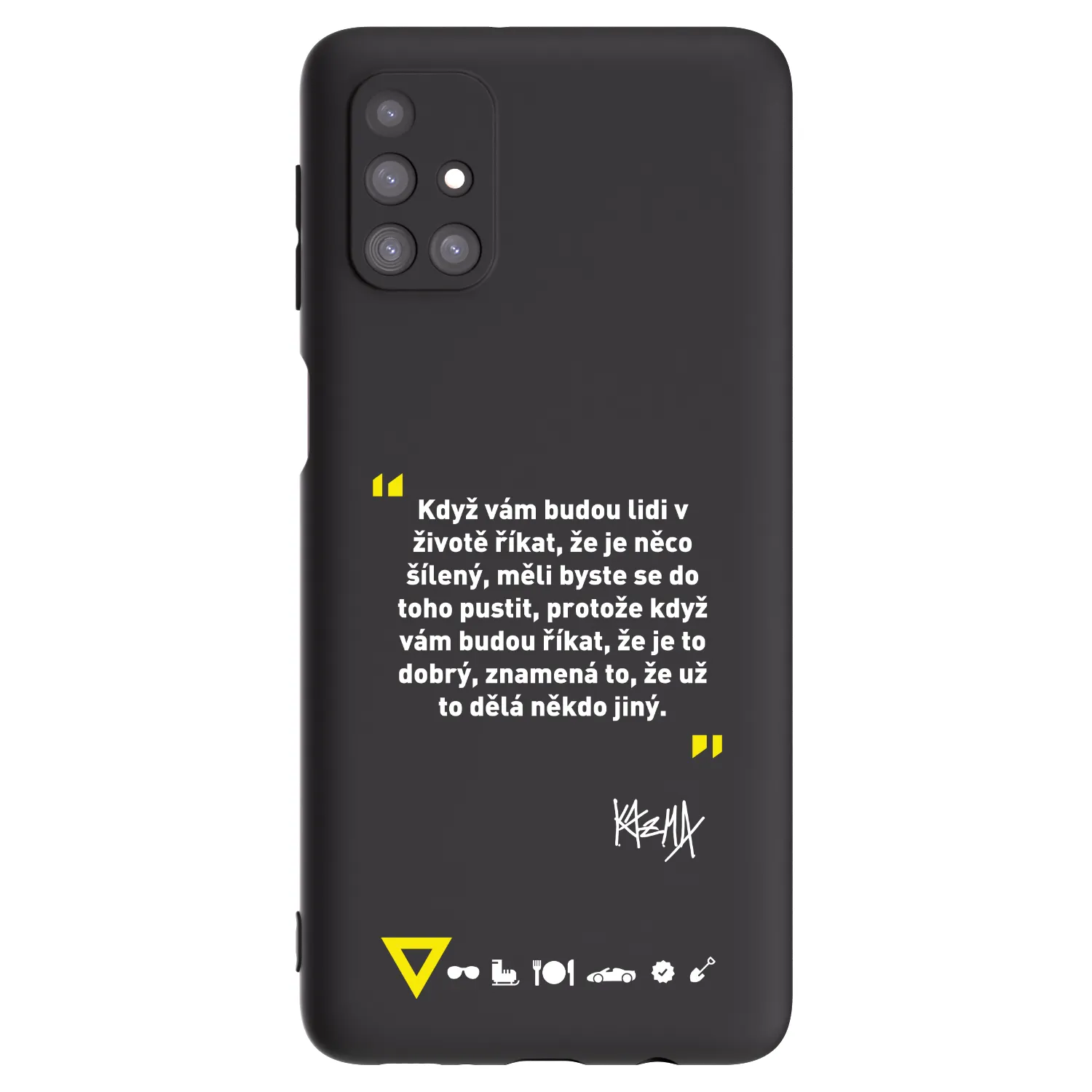Picasee silikónový čierny obal pre Samsung Galaxy M31s - Kazma - MĚLI BYSTE SE DO TOHO PUSTIT