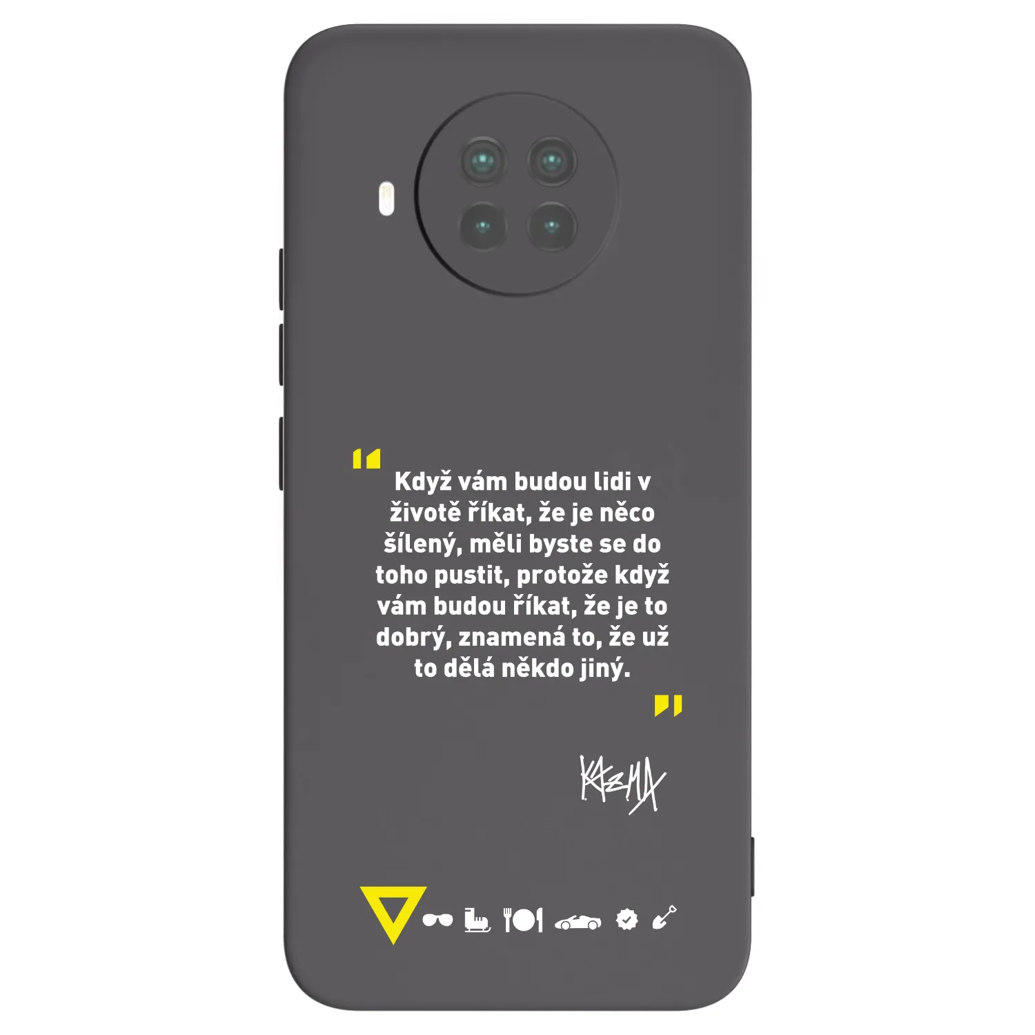 Picasee silikónový čierny obal pre Xiaomi Mi 10T Lite - Kazma - MĚLI BYSTE SE DO TOHO PUSTIT