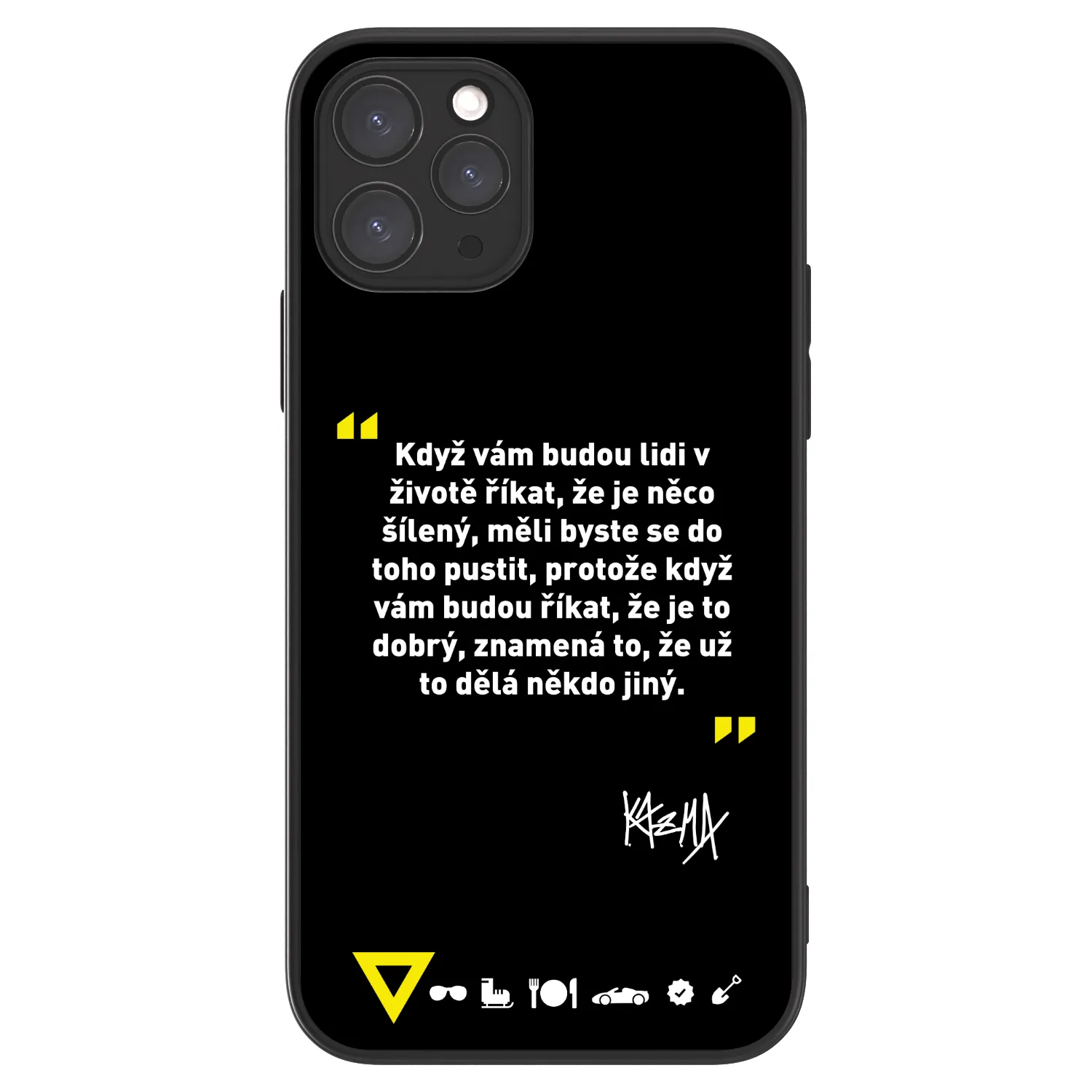 Picasee ULTIMATE CASE pro Apple iPhone 11 Pro - Kazma - MĚLI BYSTE SE DO TOHO PUSTIT