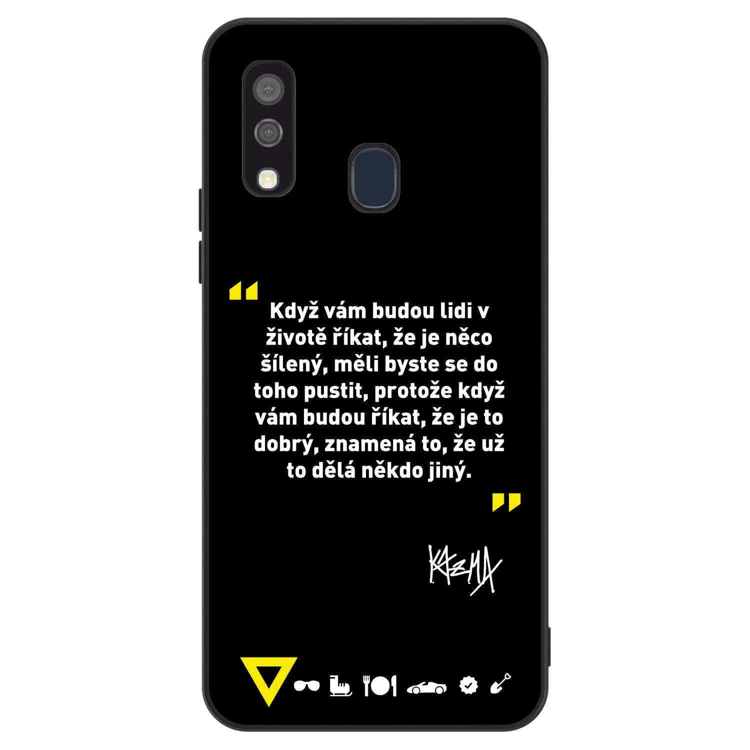 Picasee ULTIMATE CASE pro Samsung Galaxy A40 A405F - Kazma - MĚLI BYSTE SE DO TOHO PUSTIT