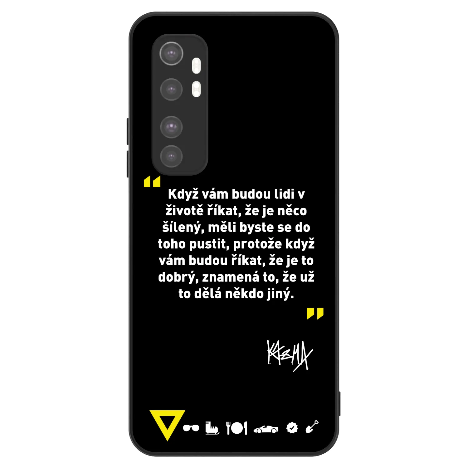 Picasee ULTIMATE CASE pro Xiaomi Mi Note 10 Lite - Kazma - MĚLI BYSTE SE DO TOHO PUSTIT