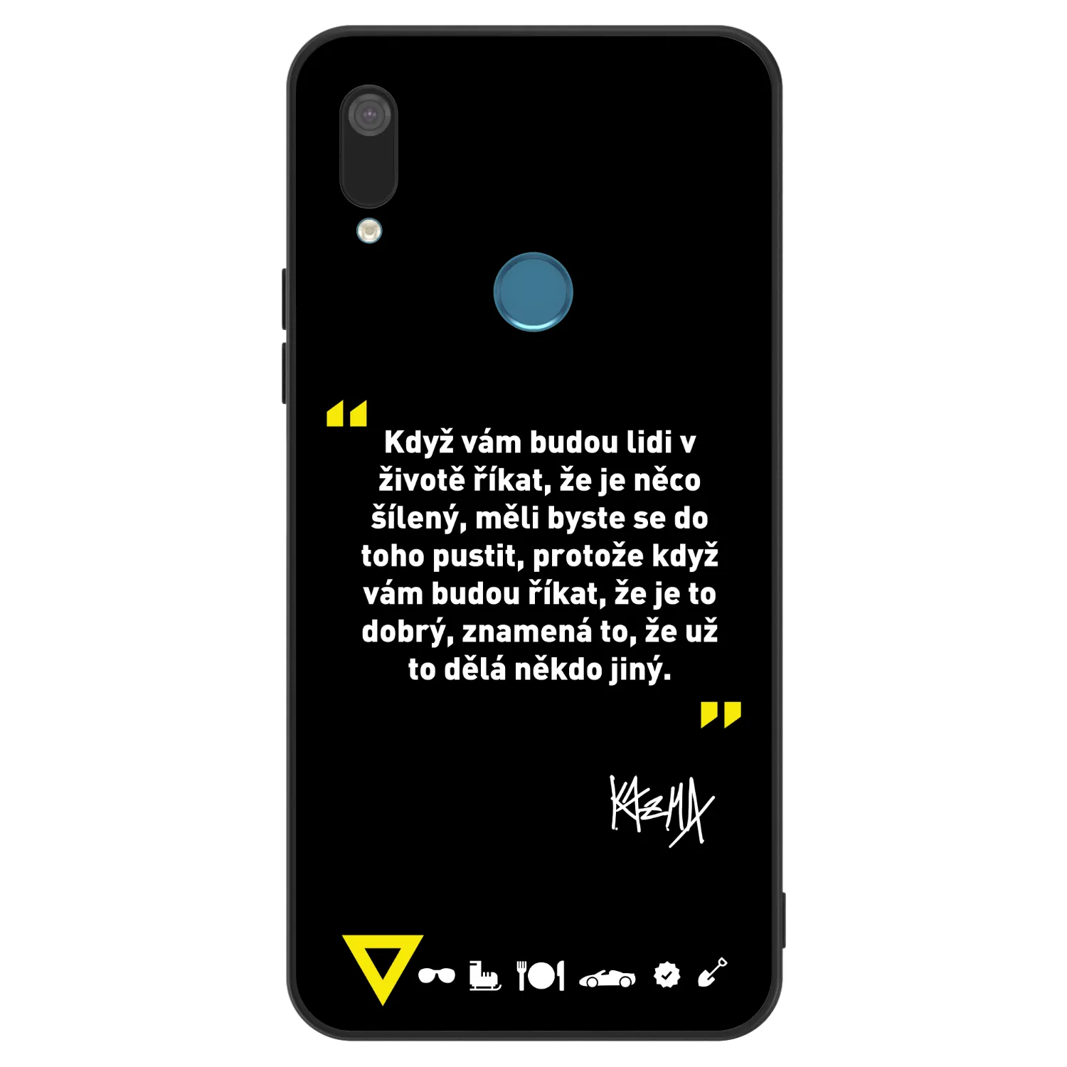 Picasee ULTIMATE CASE pro Huawei Y7 2019 - Kazma - MĚLI BYSTE SE DO TOHO PUSTIT